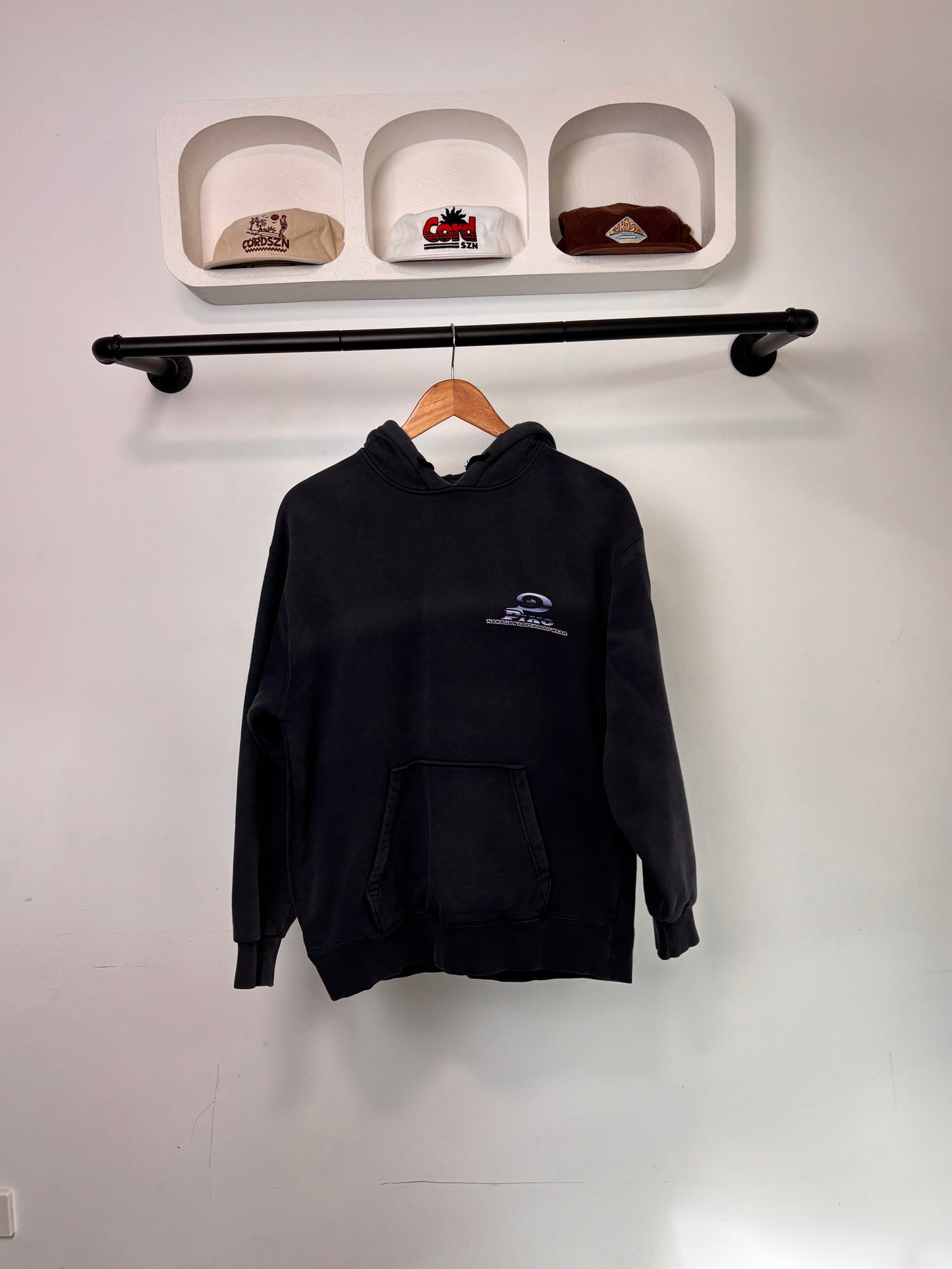 VINTAGE PIKO HOODIE NAVY