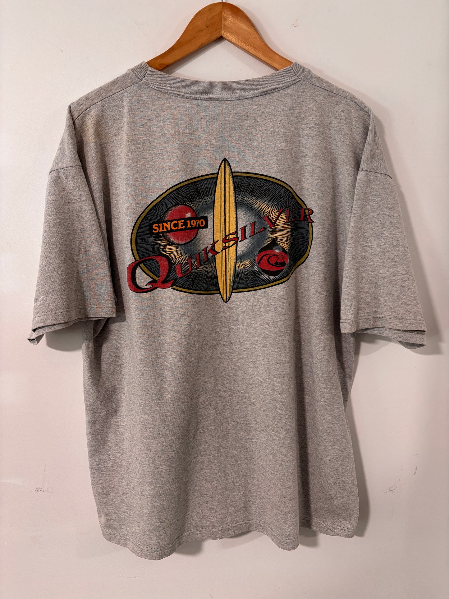 VINTAGE QUIKSILVER TEE GREY