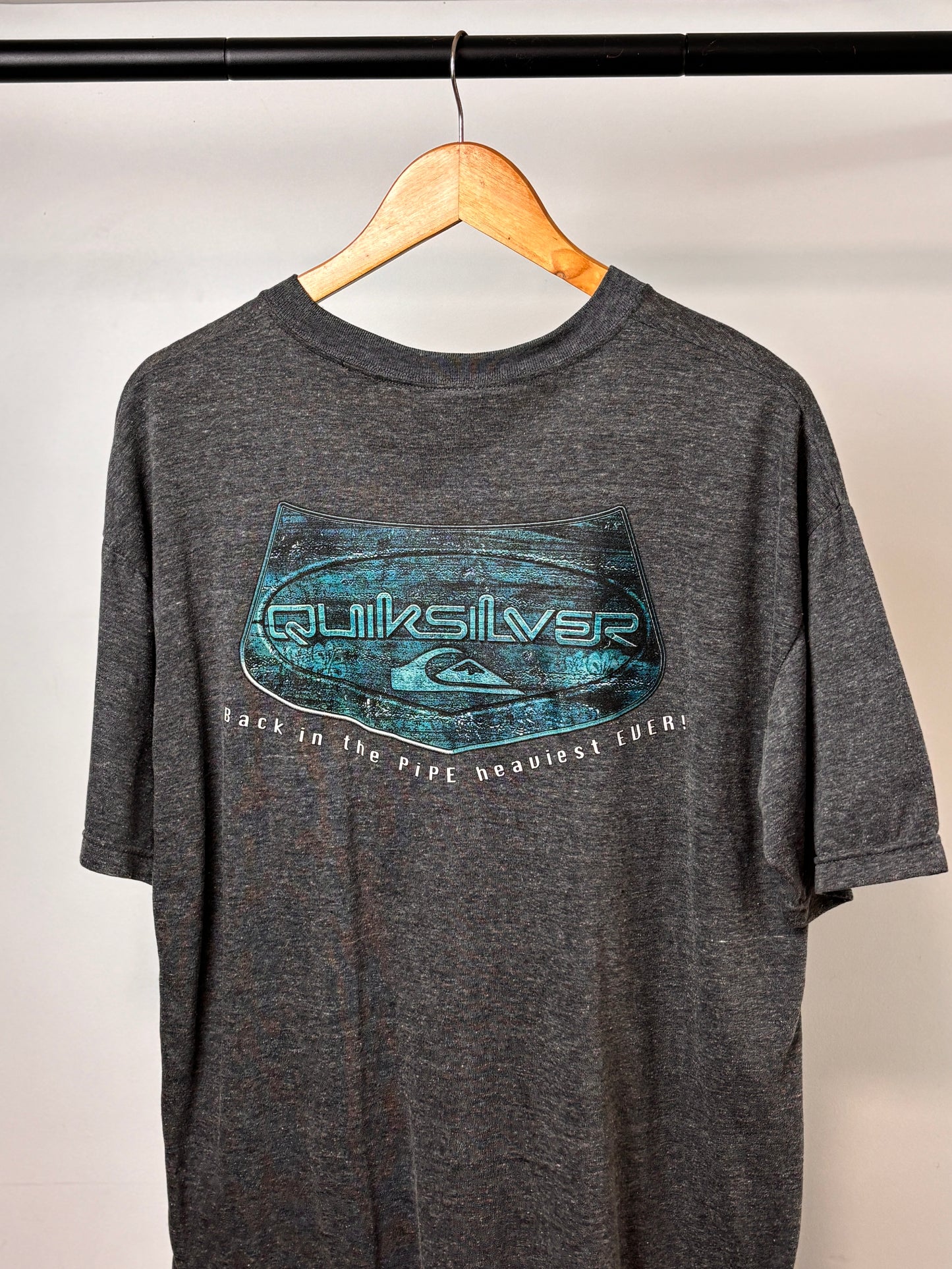 Y2K QUIKSILVER TEE GREY