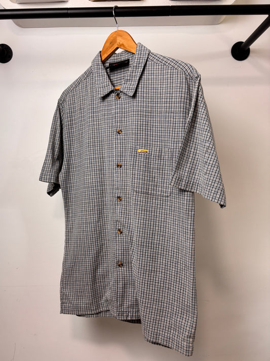 90'S VANS BUTTON UP LIGHT BLUE/GREY