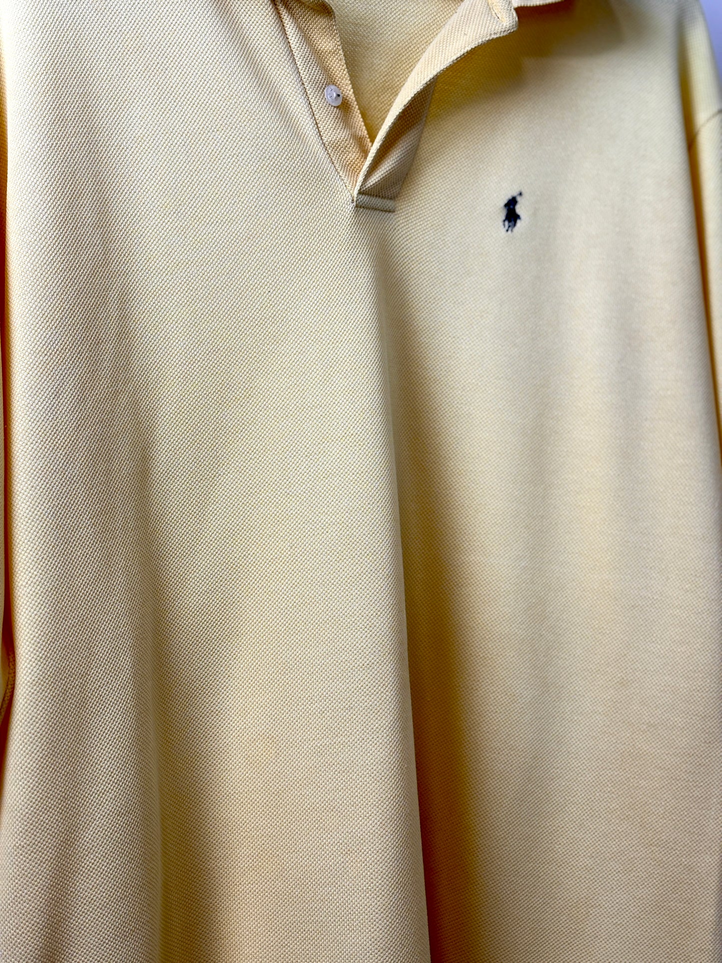 POLO SPORT LONG SLEEVE POLO SHIRT YELLOW