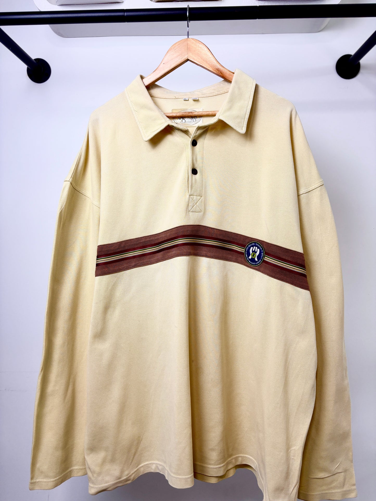 SCOTCH & SODA LONG SLEEVE PULLOVER YELLOW