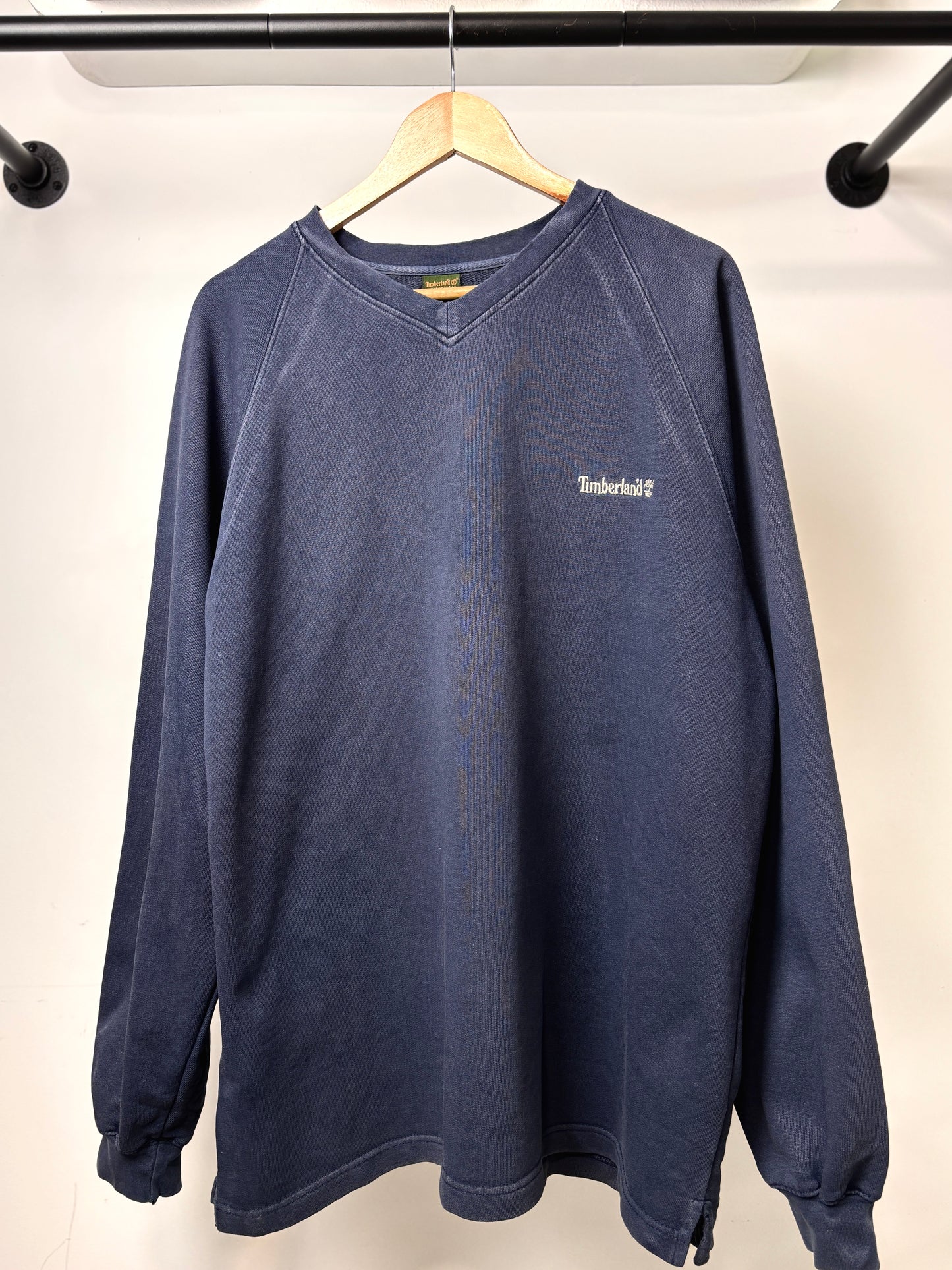 2000'S TIMBERLAND CREWNECK (V NECK) NAVY