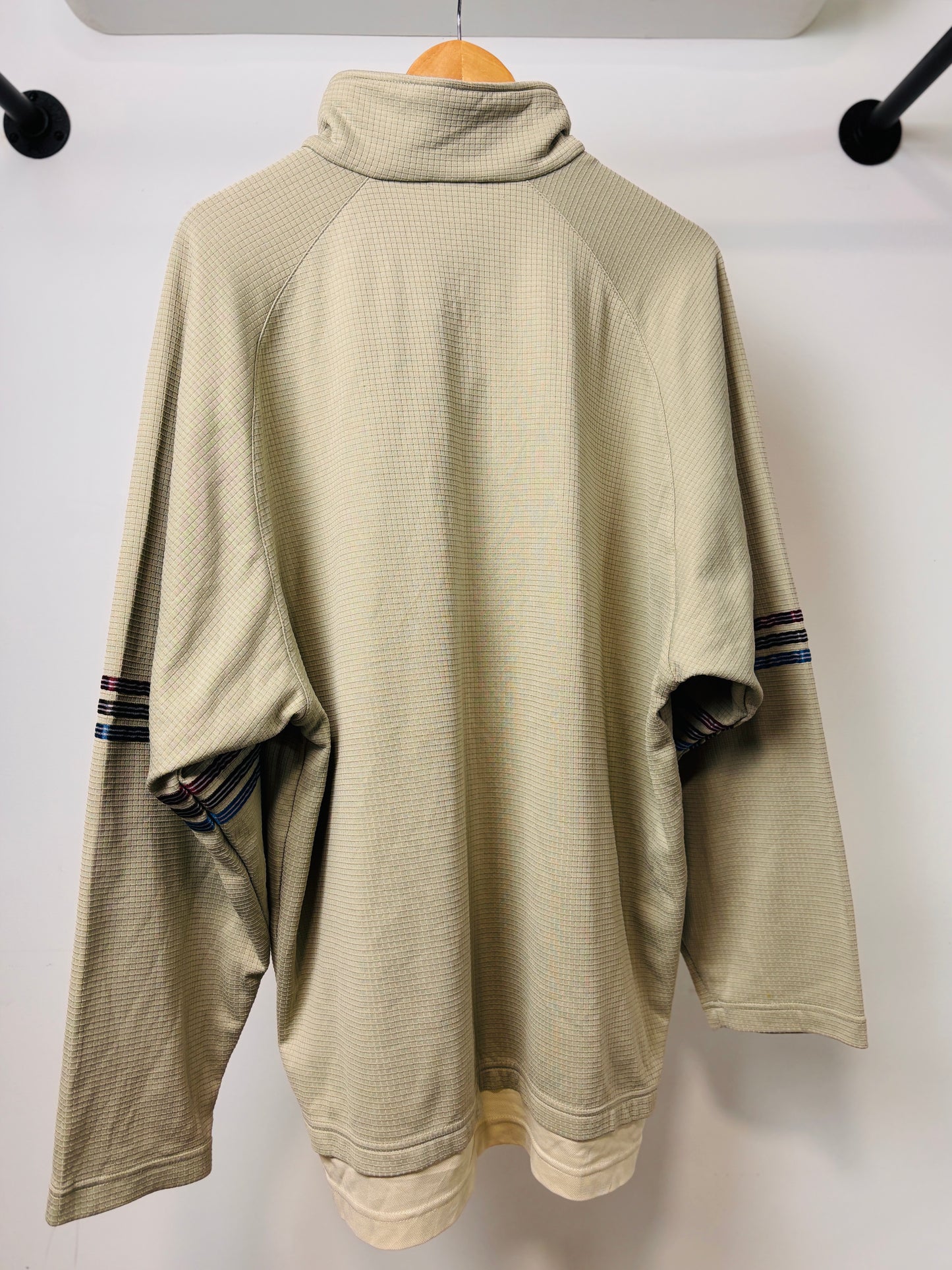 2000'S BOOTLEG ADIDAS QUARTER ZIP GREY