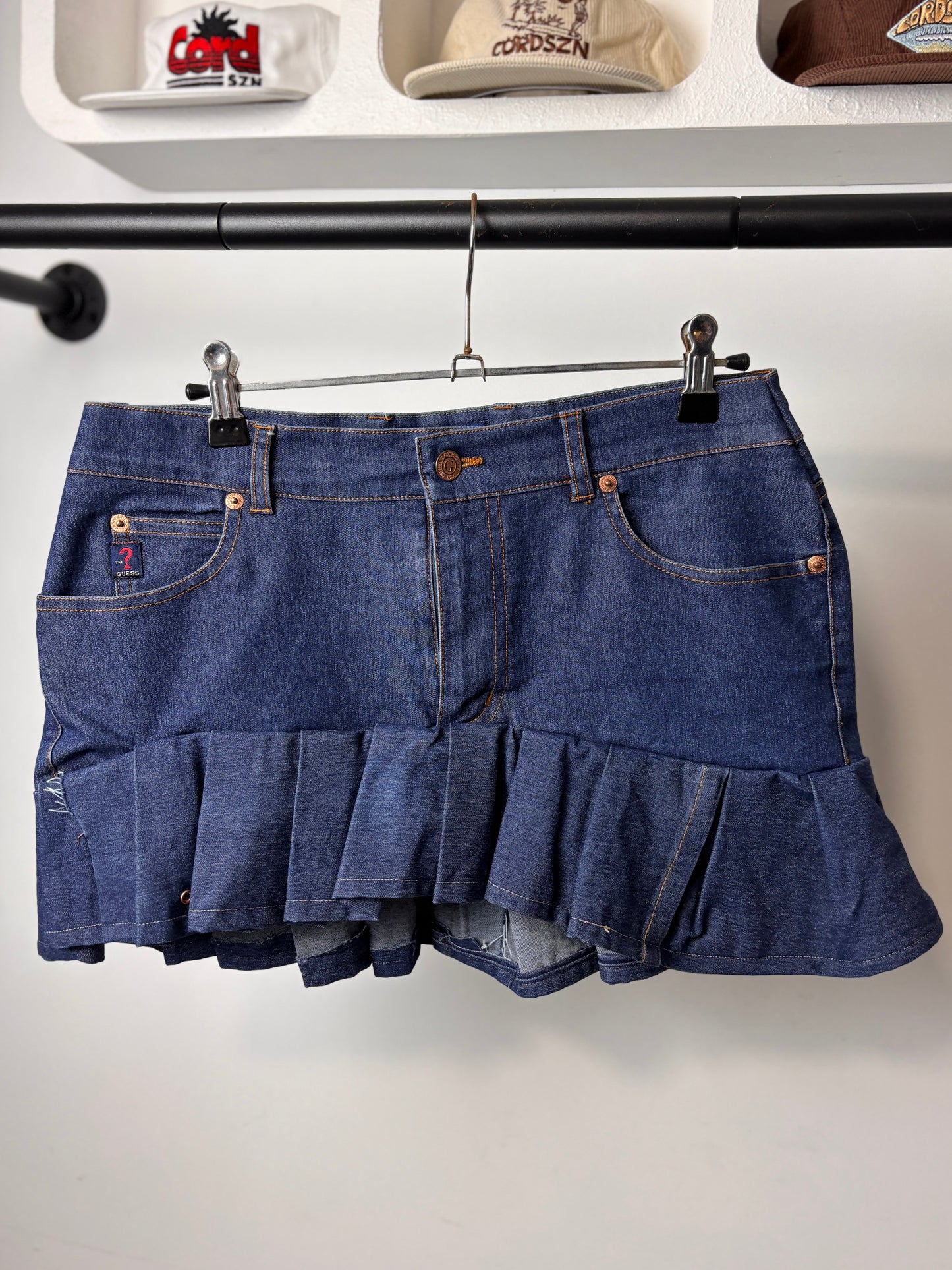 GUESS MINI SKIRT DARK DENIM
