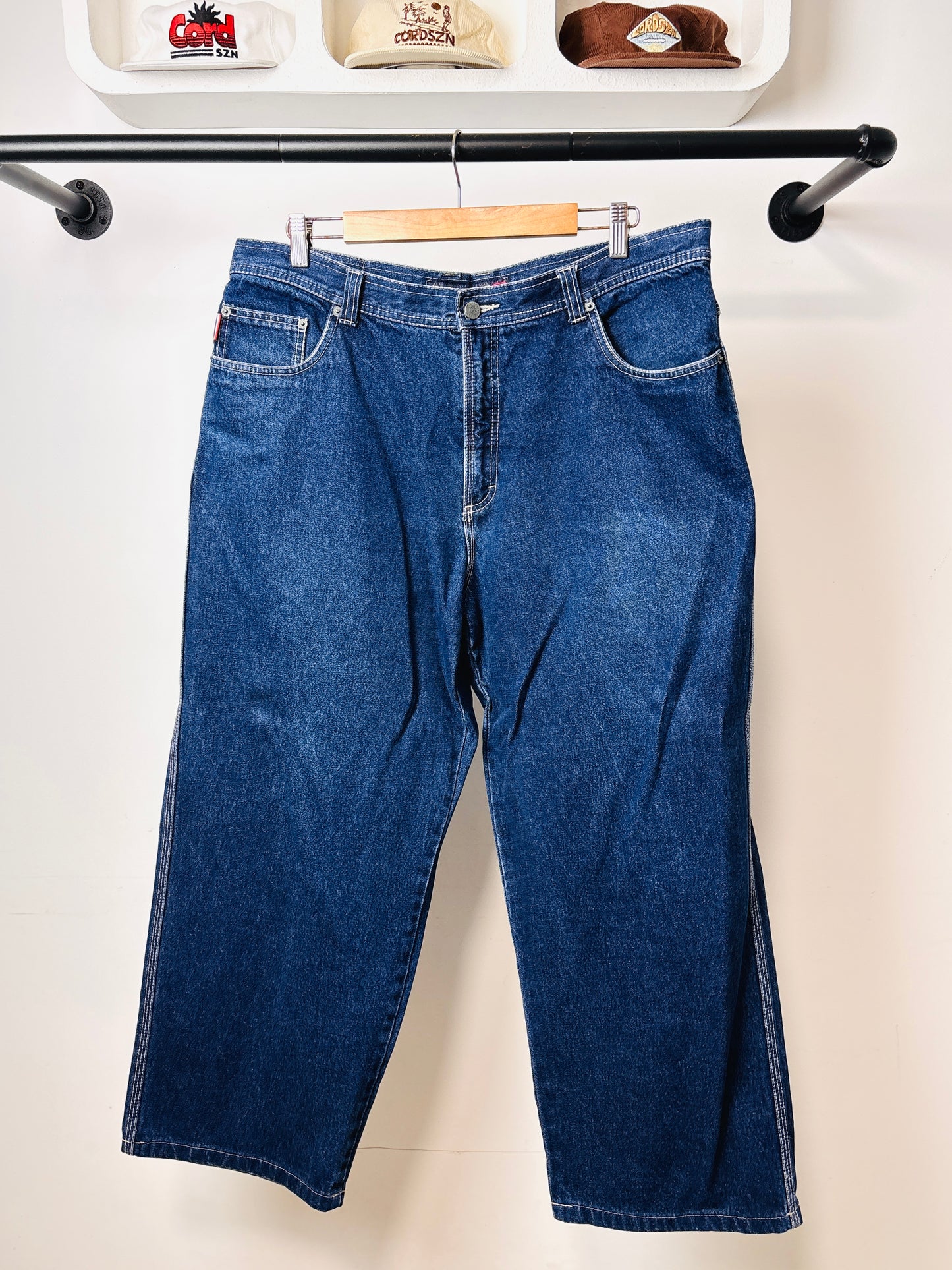 2000'S BILLABONG BAGGY DARK DENIM JEANS