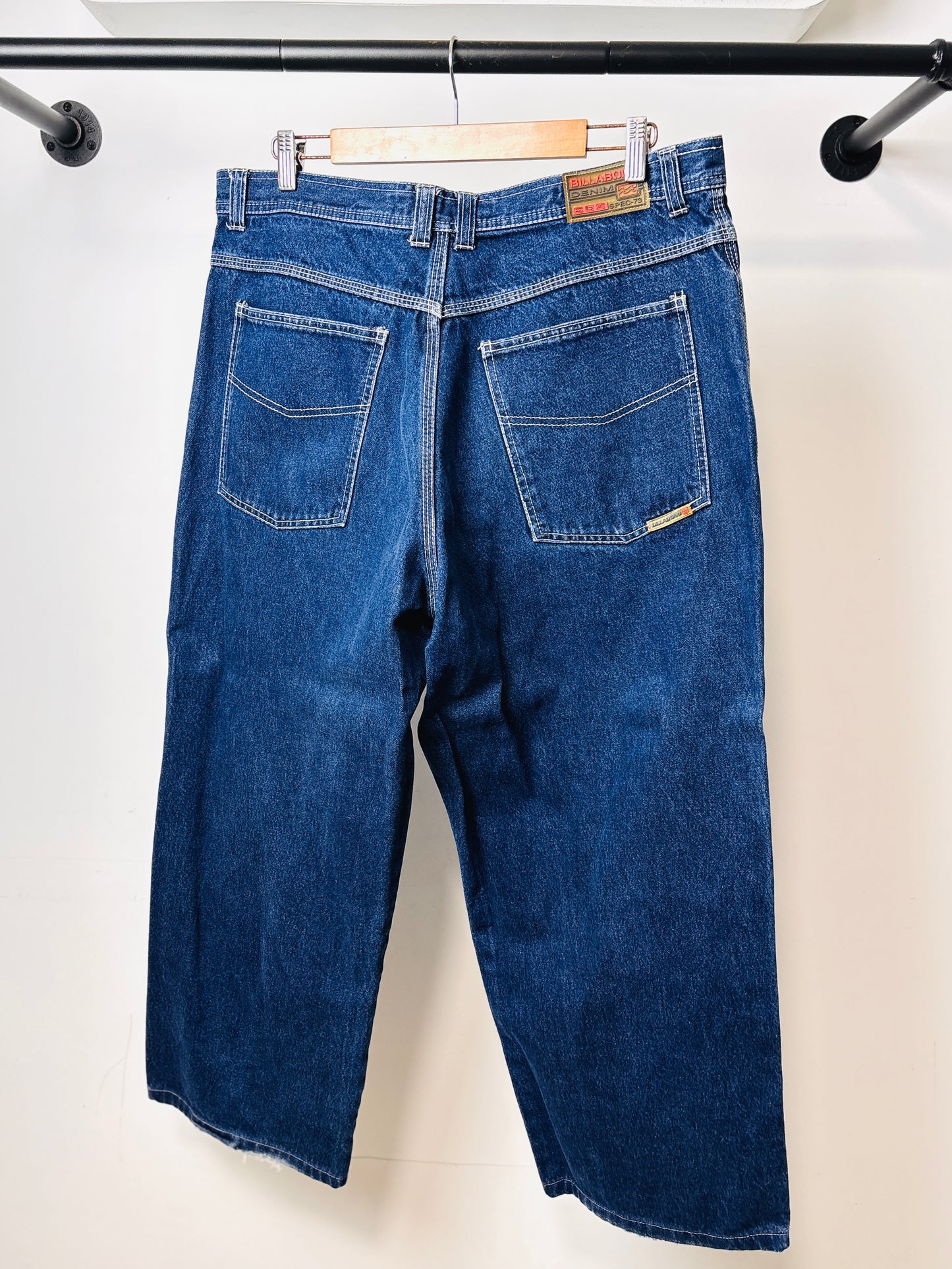 2000'S BILLABONG BAGGY DARK DENIM JEANS