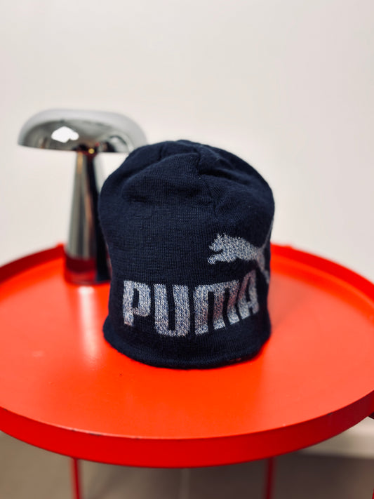 Y2K PUMA BEANIE BLUE