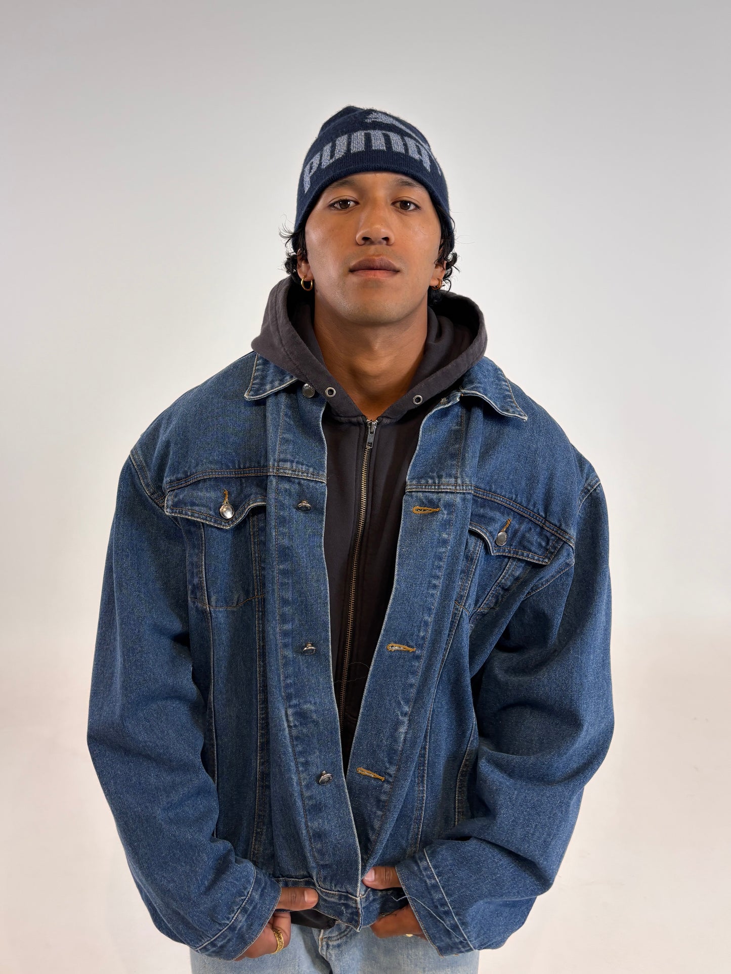 MODERN DARK DENIM JACKET