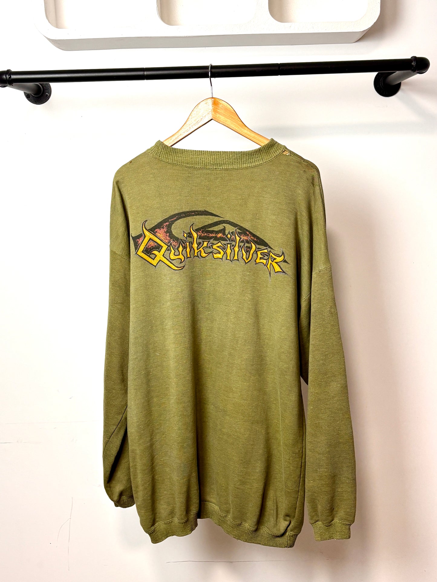 90'S QUIKSILVER CREWNECK GREEN