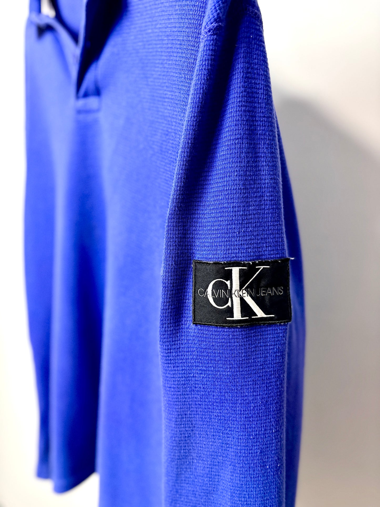 MODERN CALVIN KLEIN POLO JUMPER BLUE