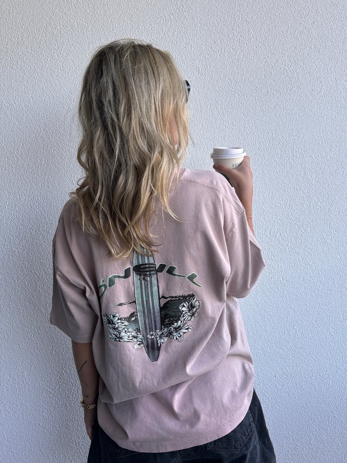 VINTAGE ONEILL TEE PEACH