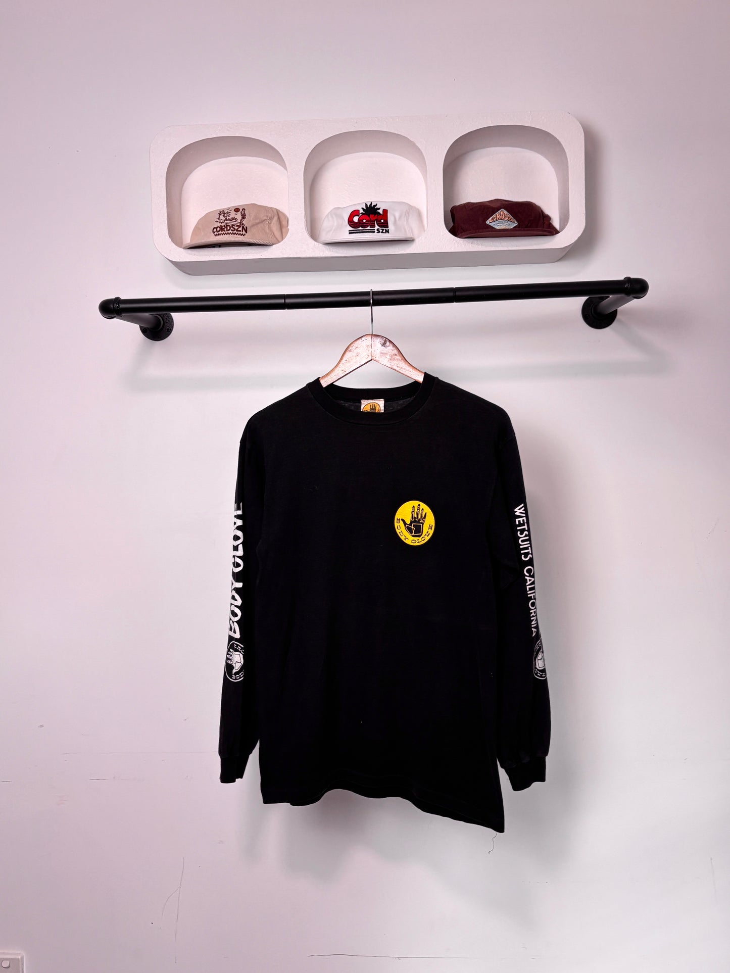 VINTAGE BODY GLOVE LONGSLEEVE BLACK