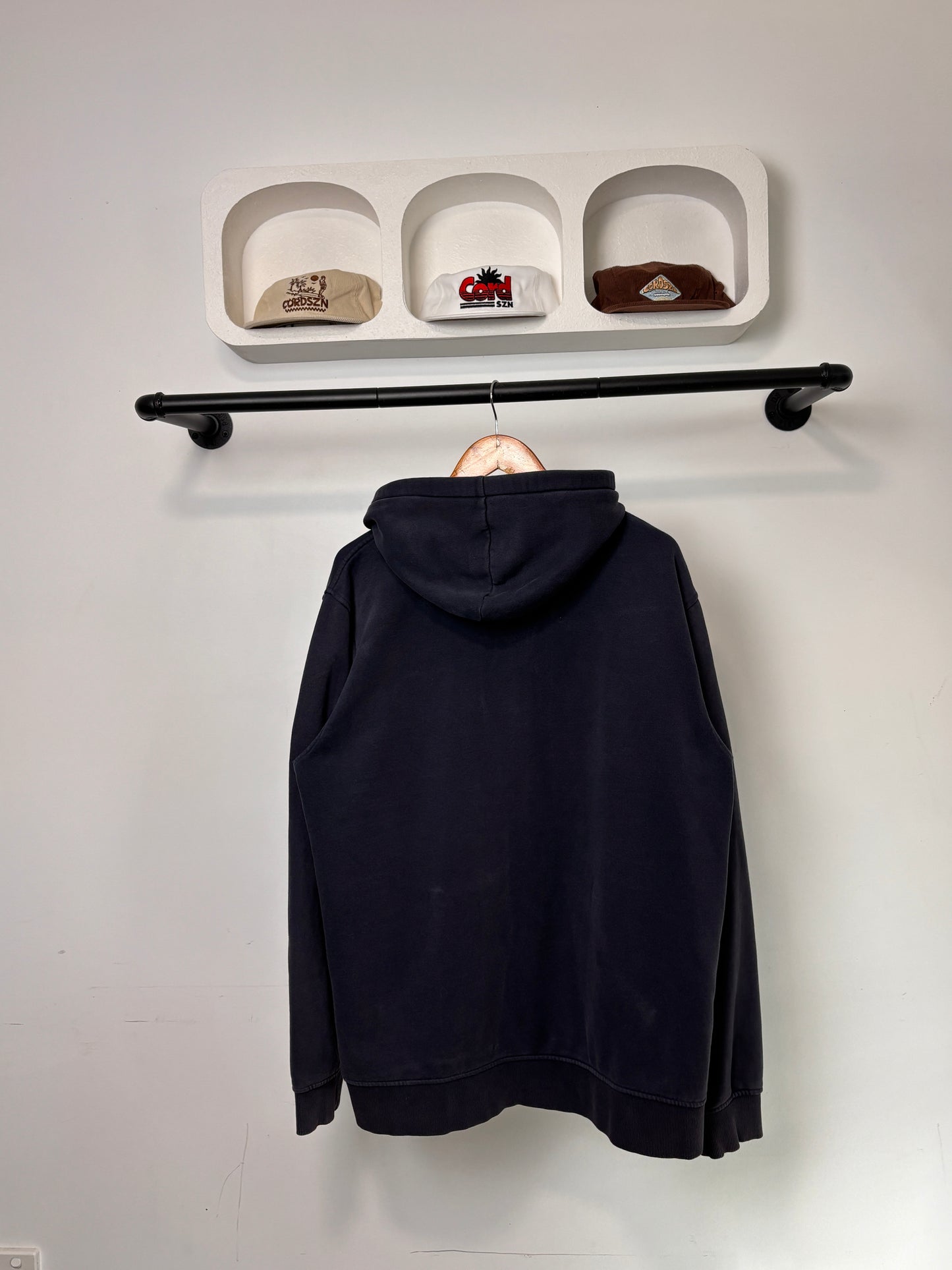 MODERN TOMMY HILFIGER ZIP UP JUMPER NAVY