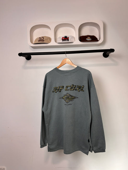 VINTAGE RIPCURL COMFY CREWNECK BLUE