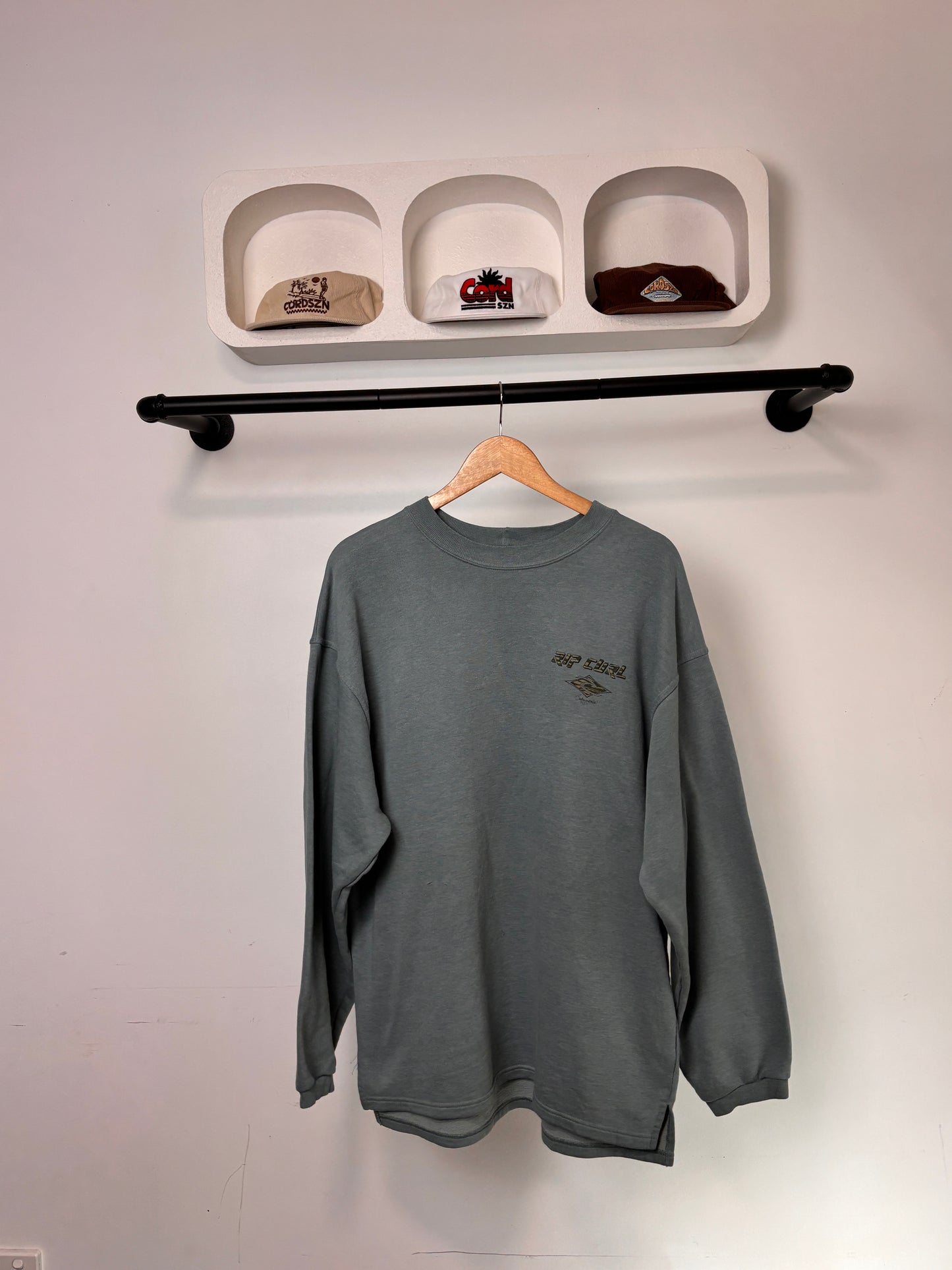 VINTAGE RIPCURL COMFY CREWNECK BLUE