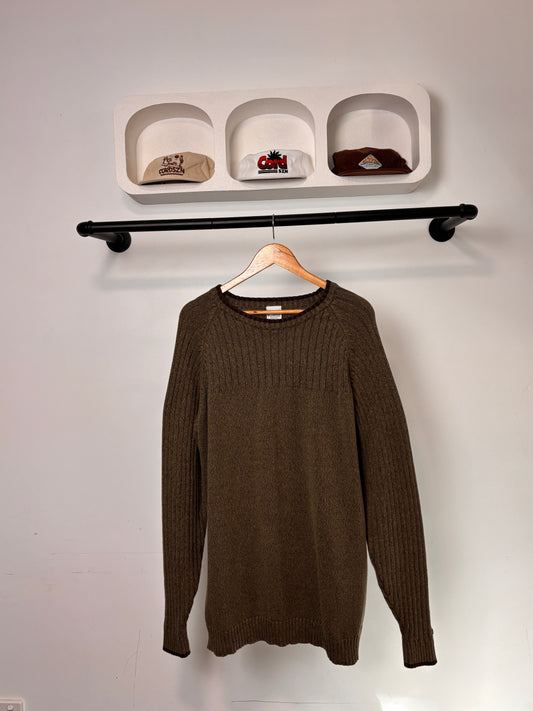 Y2K COLUMBIA SWEATER DARK GREEN