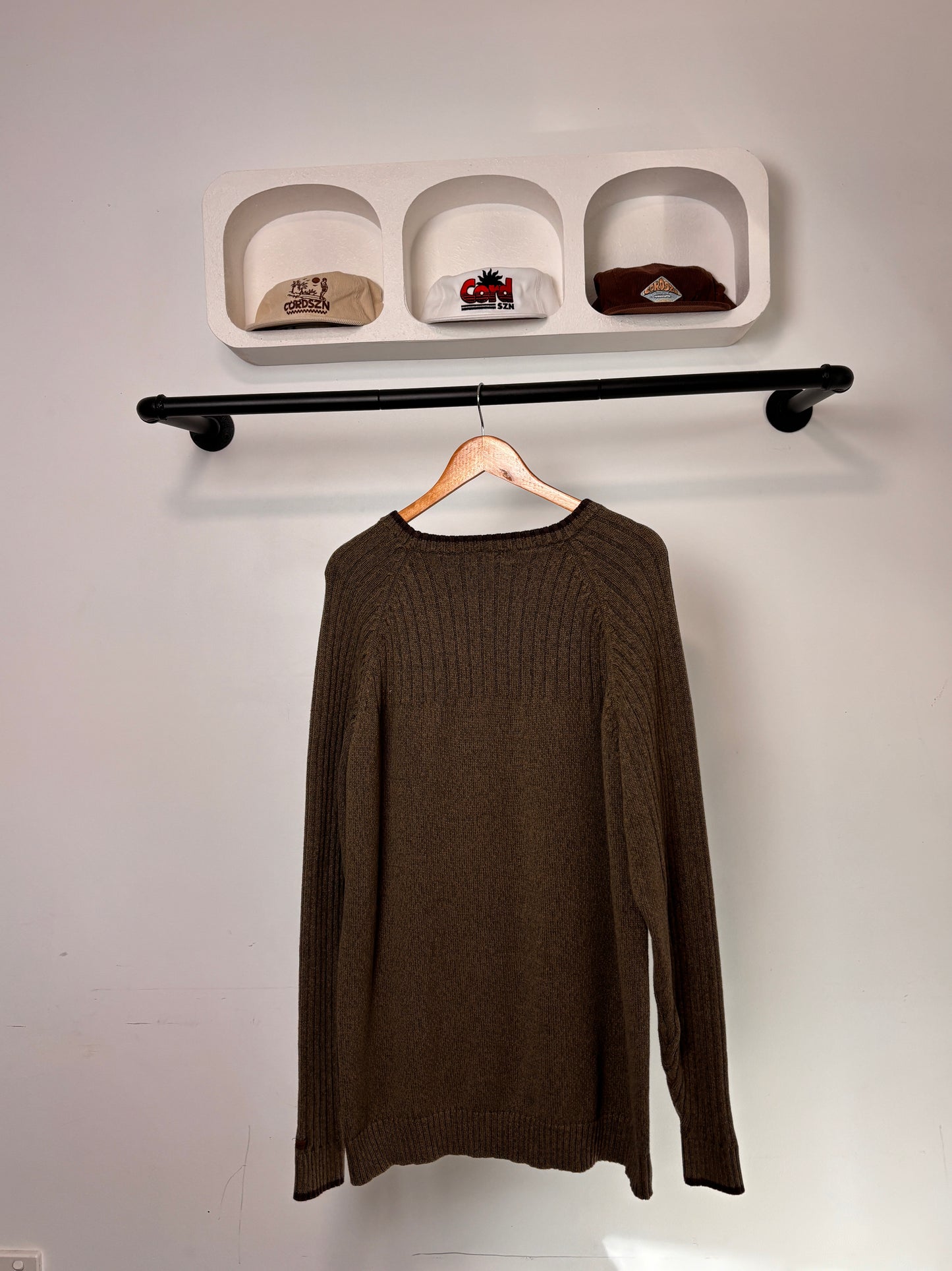 Y2K COLUMBIA SWEATER DARK GREEN