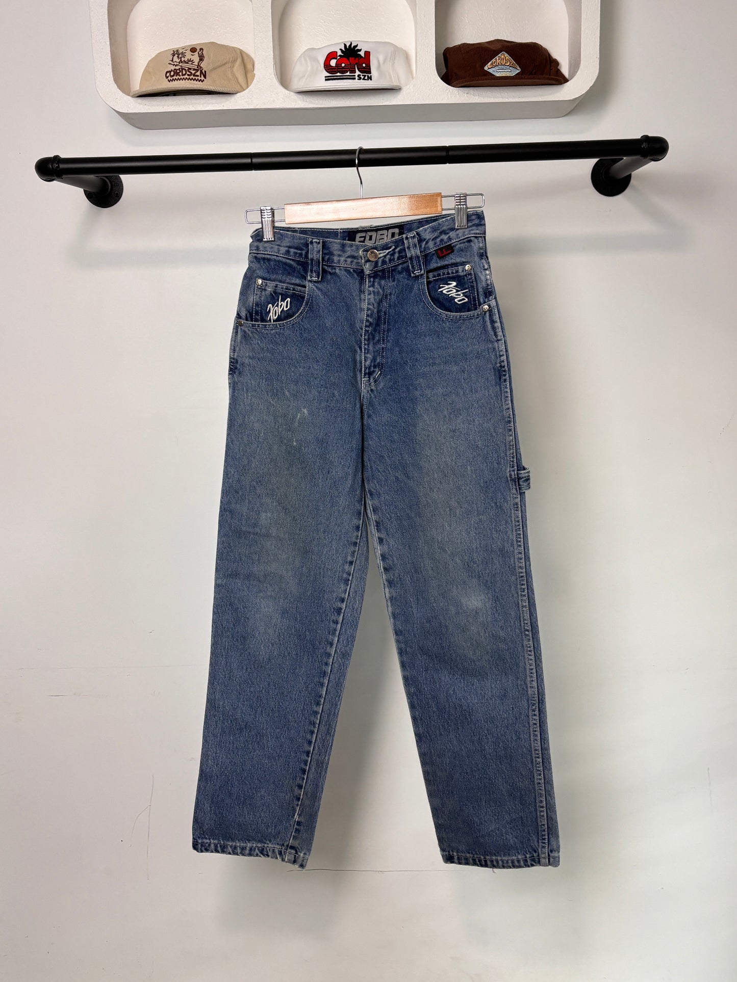 Y2K FOBO CARPENTER DENIM JEANS LIGHT WASH