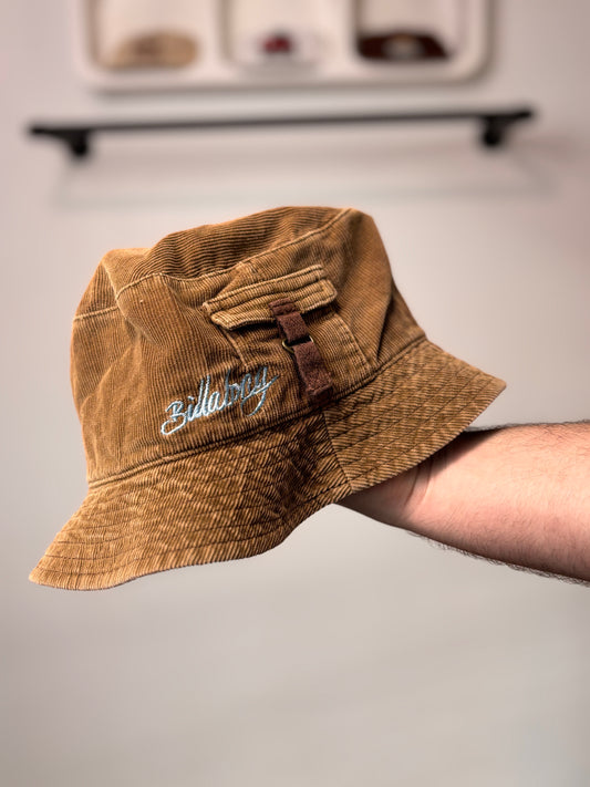 Y2K BILLABONG CORDUORY BUCKET HAT BROWN