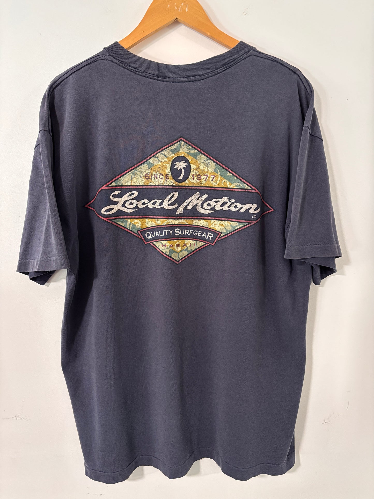 VINTAGE LOCAL MOTION TEE NAVY