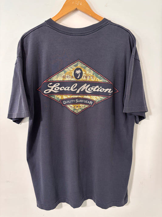 VINTAGE LOCAL MOTION TEE NAVY