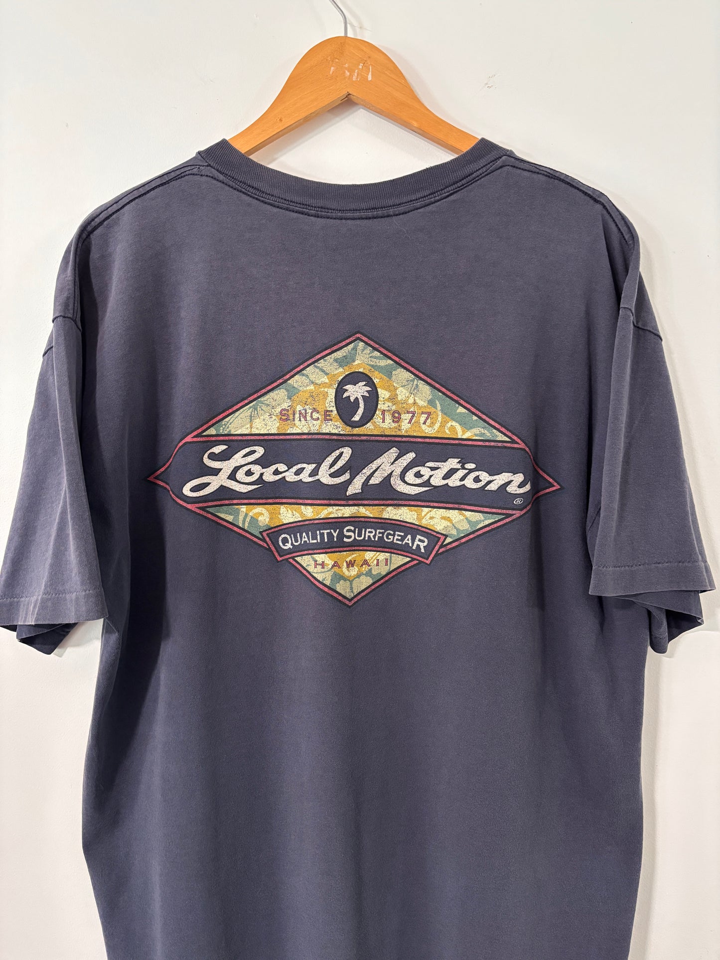VINTAGE LOCAL MOTION TEE NAVY