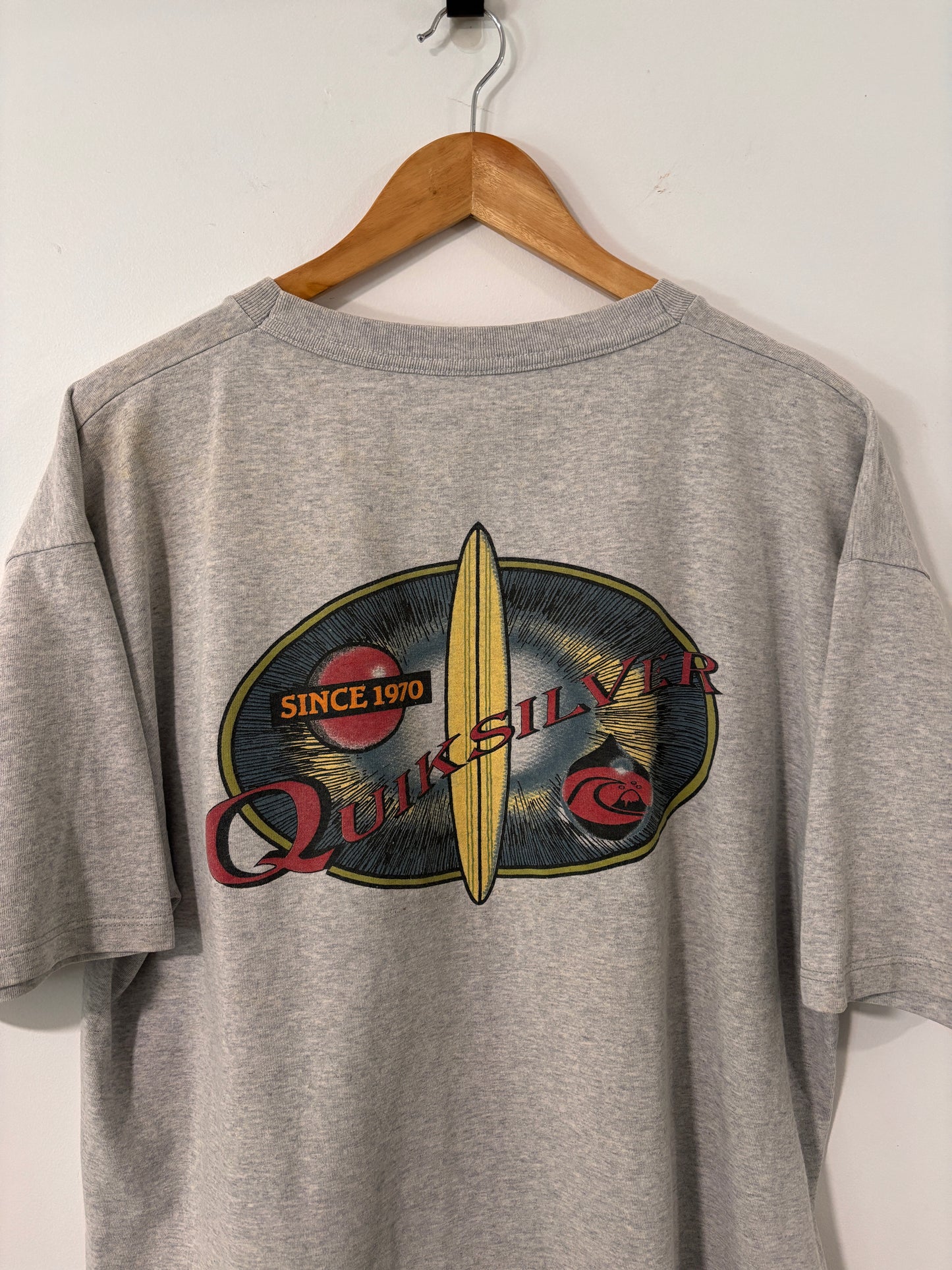 VINTAGE QUIKSILVER TEE GREY